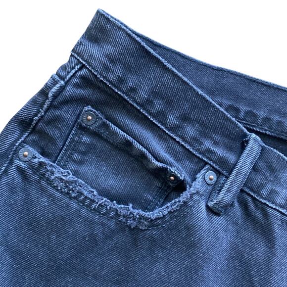 ALL SAINTS Jeans Womens Size 29 Black Distressed Muse Slim Destroyed - Picture 4 of 9